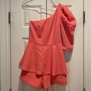 Romper in Salmon
